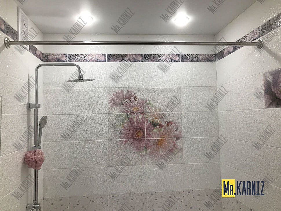 Карниз для ванной Прямой 185 Усиленный 25 мм MrKARNIZ фото 8