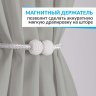 Штора для ванной ESSEN 180х180 см серая фото 5