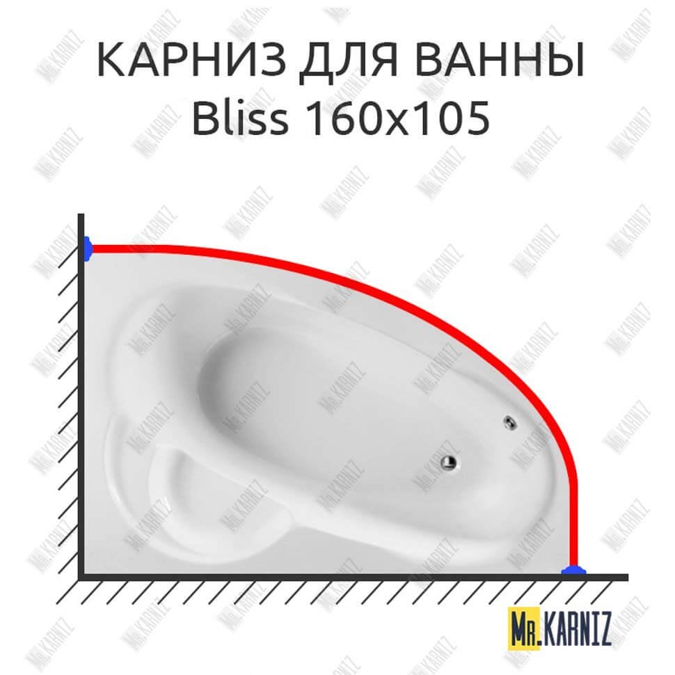 Карниз для ванны Am.Pm Bliss 160х105 Усиленный 20 мм MrKARNIZ Карниз для ванны Am.Pm Bliss 160х105 Усиленный 20 мм MrKARNIZ